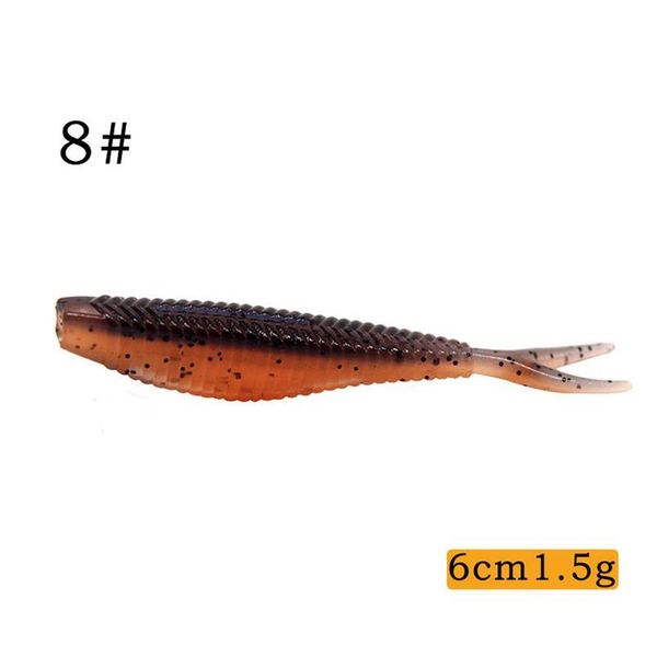 8pcs/lot 6cm 1.5g easy shiner soft lure fishing wobblers fishing lure sile bait double color carp artificial bait jlltja
8pcs/lot 6cm 1.5g easy shiner soft lure fishing wobblers fishing lure sile bait double color carp artificial bait jlltja