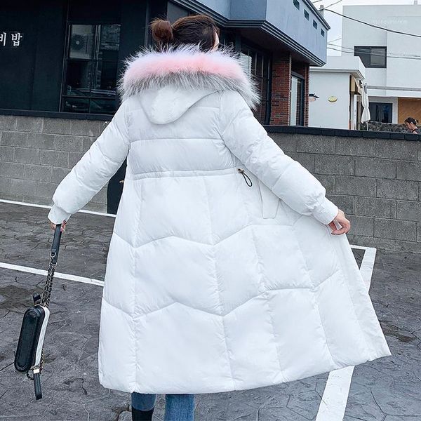 women's down & parkas very warm winter coat arrival 2021 women jacket female slim long cotton parka thick with hooded outwear1, Black
women's down & parkas very warm winter coat arrival 2021 women jacket female slim long cotton parka thick with hooded outwear1, Black