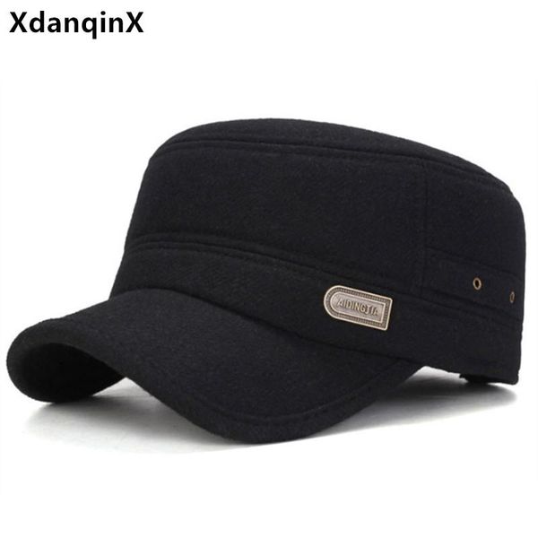 xdanqinx winter men's flat cap thick warm army hats cold proof ear protection earmuffs caps dad's hat simple sports cap, Blue;gray
xdanqinx winter men's flat cap thick warm army hats cold proof ear protection earmuffs caps dad's hat simple sports cap, Blue;gray