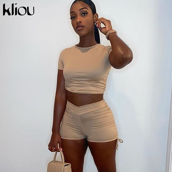 kliou women 2 piece outfit short sleeve drawstring backless crop biker shorts matching set fitness sporty streetwear bodycon x0923, Gray
kliou women 2 piece outfit short sleeve drawstring backless crop biker shorts matching set fitness sporty streetwear bodycon x0923, Gray