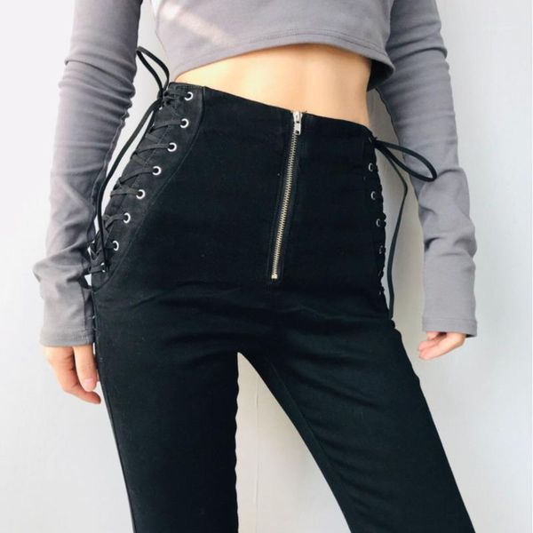 women high waist jeans woman lace-up black blue elastic skinny pencil pants female plus size zipper wash denim trousers autumn1
women high waist jeans woman lace-up black blue elastic skinny pencil pants female plus size zipper wash denim trousers autumn1