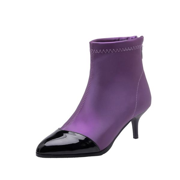 woman super big size 32-48 new round toe med knee boots women casual increased high heel 6cm fashion warm shoes 66, Black
woman super big size 32-48 new round toe med knee boots women casual increased high heel 6cm fashion warm shoes 66, Black