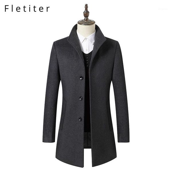fletiter brand winter men's wool jackets men slim fit turn down collar wool & blends woolen blend jacket male coat clothing1, Black
fletiter brand winter men's wool jackets men slim fit turn down collar wool & blends woolen blend jacket male coat clothing1, Black