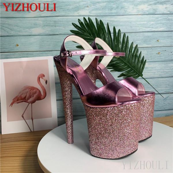 summer 20cm model pole dancing using sandals, thin heels 8-inch high champagne sequined sandals1, Black
summer 20cm model pole dancing using sandals, thin heels 8-inch high champagne sequined sandals1, Black