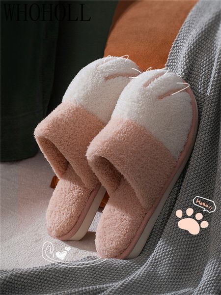 women winter home slippers women man cartoon cat paw shoes non-slip soft winter warm house slippers indoor bedroom couples floor x1020, Black
women winter home slippers women man cartoon cat paw shoes non-slip soft winter warm house slippers indoor bedroom couples floor x1020, Black