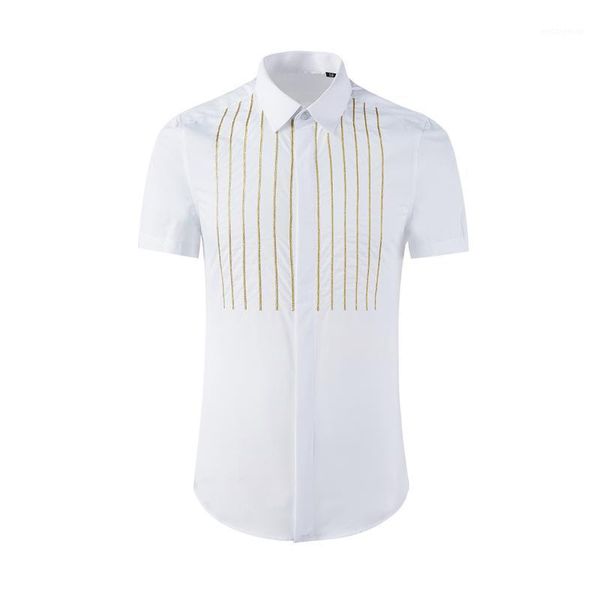 2020 new arrival cotton fashion gold chain seiko embroidery short sleeve summer casual shirts size l xl 2xl 3xl1, White;black
2020 new arrival cotton fashion gold chain seiko embroidery short sleeve summer casual shirts size l xl 2xl 3xl1, White;black