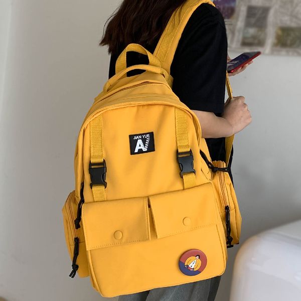 student men trendy backpack women fashion boy school bag kawaii girl waterproof nylon backpack male book female college bag lady c1223
student men trendy backpack women fashion boy school bag kawaii girl waterproof nylon backpack male book female college bag lady c1223
