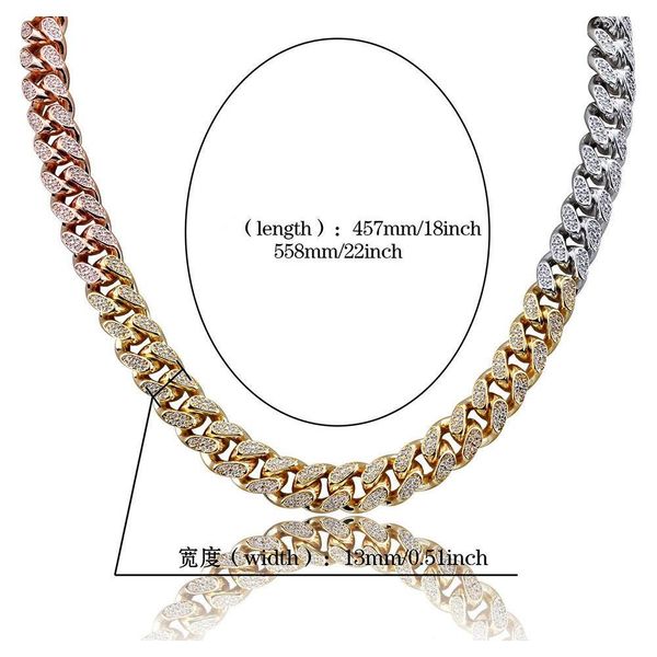 12mm iced out zircon miami cuban link necklace choker silver rose gold color chain wmtybe queen66
12mm iced out zircon miami cuban link necklace choker silver rose gold color chain wmtybe queen66