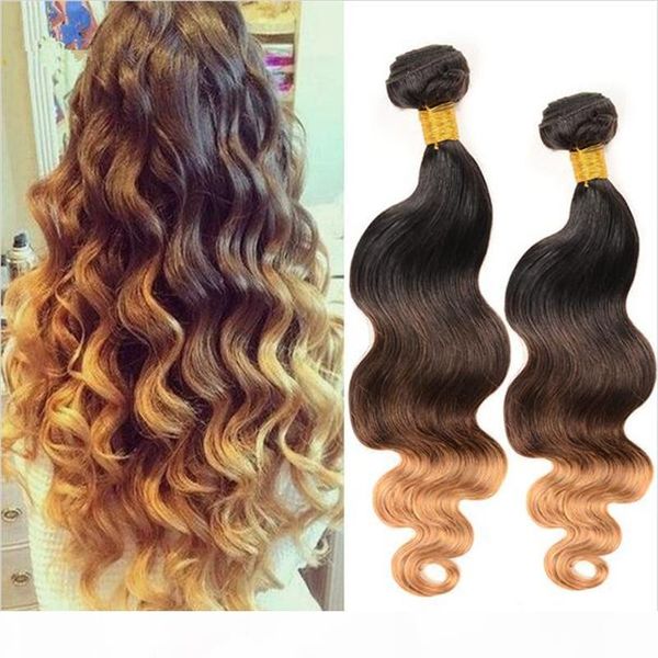 #1b 4 27 3tone ombre virgin human hair extensions 3pcs body wave dark root brown honey blonde ombre malaysian human hair weave bundles, Black
#1b 4 27 3tone ombre virgin human hair extensions 3pcs body wave dark root brown honey blonde ombre malaysian human hair weave bundles, Black
