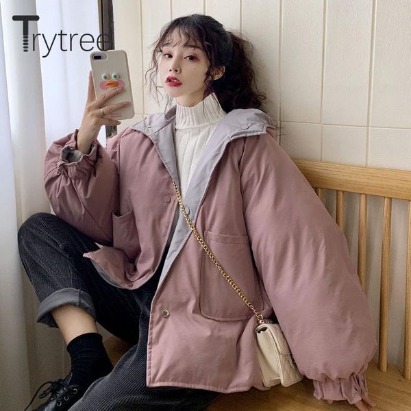 trytree женские куртки 2020 зима вскользь карманы пальто streetwear строчка 2 цвета padded куртка молнии с капюшоном рыхлой женская, Black
trytree женские куртки 2020 зима вскользь карманы пальто streetwear строчка 2 цвета padded куртка молнии с капюшоном рыхлой женская, Black