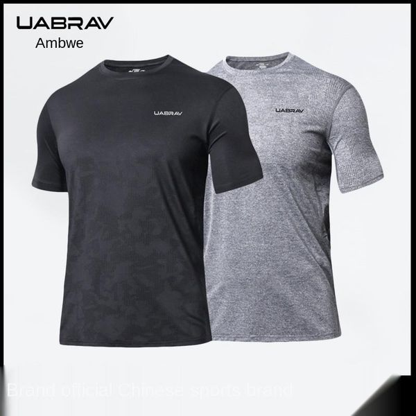 outdoor t-shirts uabrav running athletic t-shirt short sleeve men's summer loose breathable basketball training quick drying clothes me, Gray;blue
outdoor t-shirts uabrav running athletic t-shirt short sleeve men's summer loose breathable basketball training quick drying clothes me, Gray;blue
