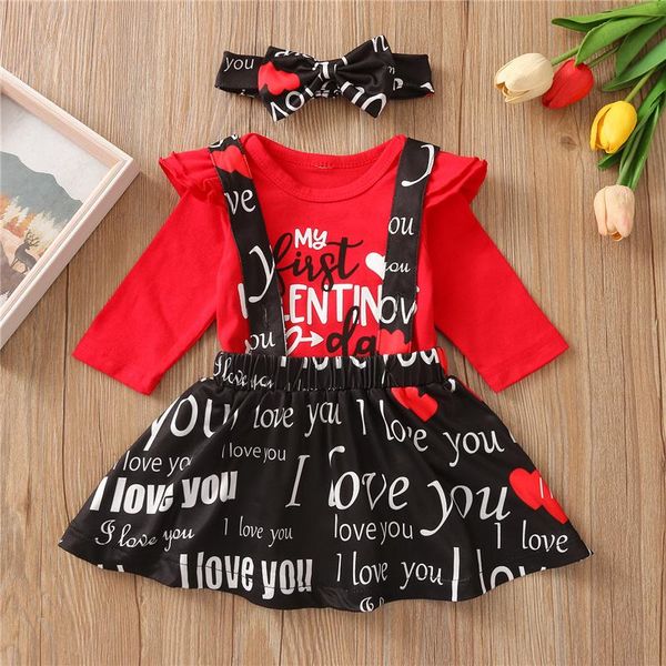 my first valentine's day festive clothing 0-12m infant newborn girl long-sleeved romper suspender dress bow hairband, White
my first valentine's day festive clothing 0-12m infant newborn girl long-sleeved romper suspender dress bow hairband, White