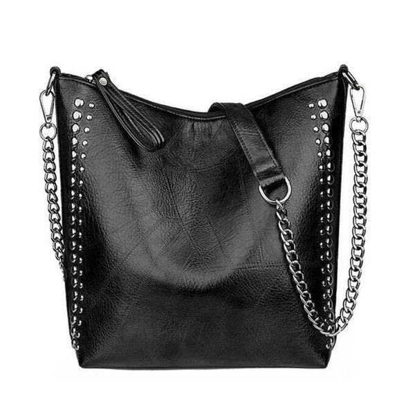 зима роскошные сумки женские сумки конструктора черные цепи bucket shoulder bag ladies повседневная punk стиль rivet посланника сумки x756
зима роскошные сумки женские сумки конструктора черные цепи bucket shoulder bag ladies повседневная punk стиль rivet посланника сумки x756