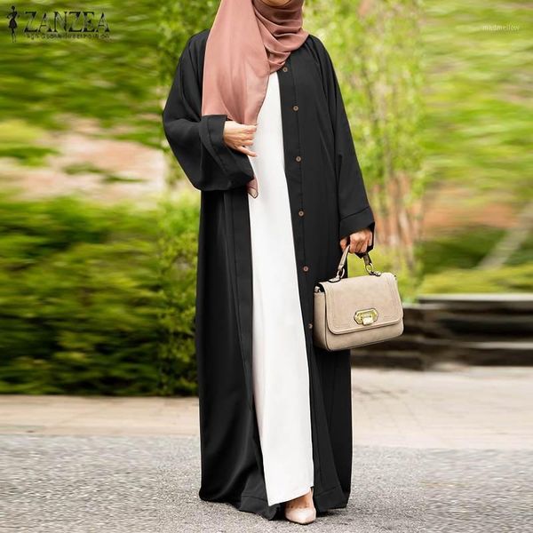women's blouses & shirts vintage islamic eid mubarak abaya cardigan autumn solid muslim blouse women casual long sleeve robe plus, White
women's blouses & shirts vintage islamic eid mubarak abaya cardigan autumn solid muslim blouse women casual long sleeve robe plus, White