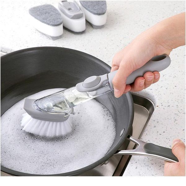 1/5pcs double use kitchen cleaning brush scrubber dish bowl washing sponge matic liquid dispenser kitchen pot clea wmtggf
1/5pcs double use kitchen cleaning brush scrubber dish bowl washing sponge matic liquid dispenser kitchen pot clea wmtggf