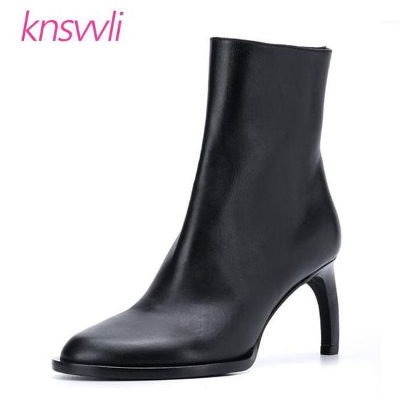 boots designer ankle boot for women brand runway party shoes pointed toe leather short curve high heels botas mujer1, Black
boots designer ankle boot for women brand runway party shoes pointed toe leather short curve high heels botas mujer1, Black