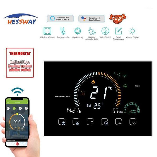 16a/5a optional eu smart heat exchanger thermostat wifi for nc/no valve floor heating controller works with alexa google home1
16a/5a optional eu smart heat exchanger thermostat wifi for nc/no valve floor heating controller works with alexa google home1