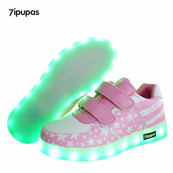 pink american stars kids shoe boy girls led glowing fashion toddler luminous sneakers children comfortable tenis infant, Black
pink american stars kids shoe boy girls led glowing fashion toddler luminous sneakers children comfortable tenis infant, Black