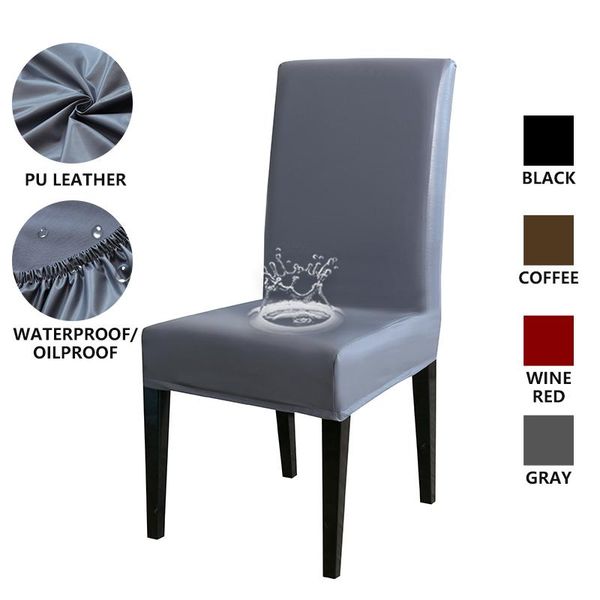 chair covers pu leather cover spandex waterproof oilproof banquet el housse de chaise
chair covers pu leather cover spandex waterproof oilproof banquet el housse de chaise