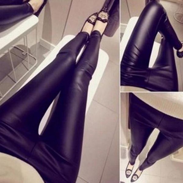 fashion women leggings plus size pocket stretchy faux leather trousers skinny high waist leggings black pencil pants, Black;white
fashion women leggings plus size pocket stretchy faux leather trousers skinny high waist leggings black pencil pants, Black;white