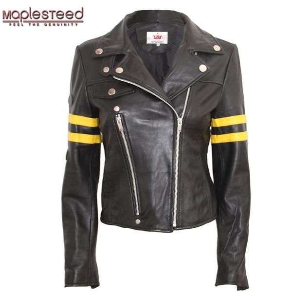 maplesteed women's leather jacket brand women real sheepskin jackets black slim female genuine leather coat biker jacket m114 201030
maplesteed women's leather jacket brand women real sheepskin jackets black slim female genuine leather coat biker jacket m114 201030
