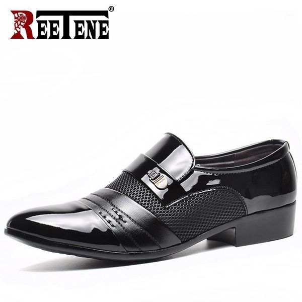 dress shoes reetene 2021 men's suits classic leather men oxfords fashion business slip-on male footwear1, Black
dress shoes reetene 2021 men's suits classic leather men oxfords fashion business slip-on male footwear1, Black