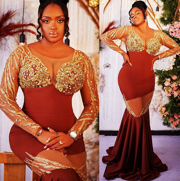 2022 plus size arabic aso ebi brown mermaid luxurious prom dresses lace beaded crystals evening formal party second reception birthday engag, Black
2022 plus size arabic aso ebi brown mermaid luxurious prom dresses lace beaded crystals evening formal party second reception birthday engag, Black
