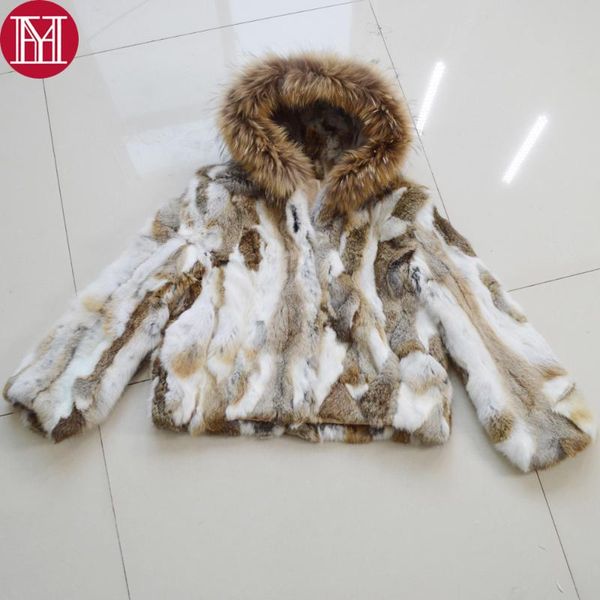 women's fur & faux 2021 quality real coat women spring winter short jacket raccoon collar hooded overcoat, Black
women's fur & faux 2021 quality real coat women spring winter short jacket raccoon collar hooded overcoat, Black