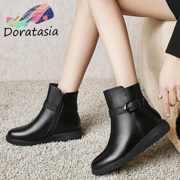 doratasia из натуральной кожи женщин мода классические ботинки конструктора ботинки женщин марка пряжки черный zipper ботильоны, Black
doratasia из натуральной кожи женщин мода классические ботинки конструктора ботинки женщин марка пряжки черный zipper ботильоны, Black
