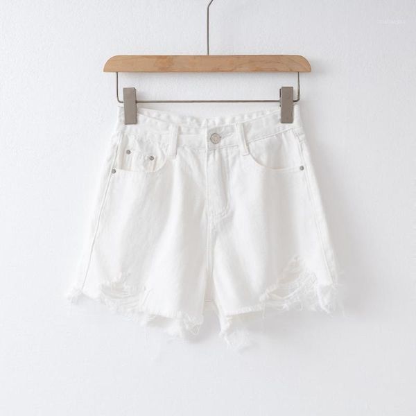 summer 2020 new style loose straight high waist solid color denim shorts1, White;black
summer 2020 new style loose straight high waist solid color denim shorts1, White;black