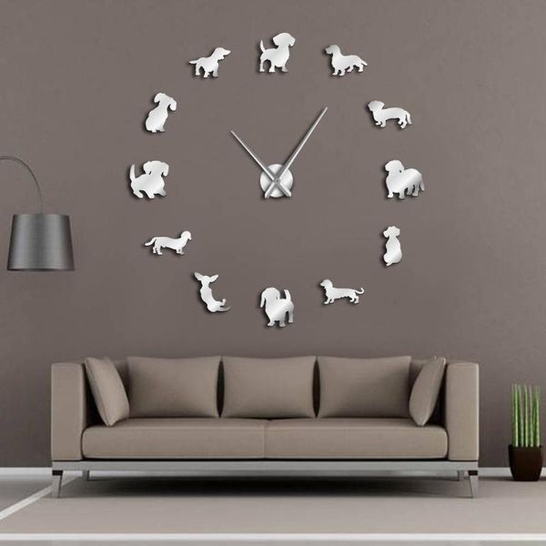 diy large clock wall watchdachshund wall art wiener-dog puppy dog pet frameless giant clock with mirror effect sausage dog
diy large clock wall watchdachshund wall art wiener-dog puppy dog pet frameless giant clock with mirror effect sausage dog
