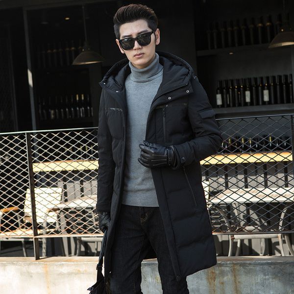 2021 new white duck down fashion in winter hood parkas thick men jackets solid men's jacket wxf519 xvbs, Black
2021 new white duck down fashion in winter hood parkas thick men jackets solid men's jacket wxf519 xvbs, Black