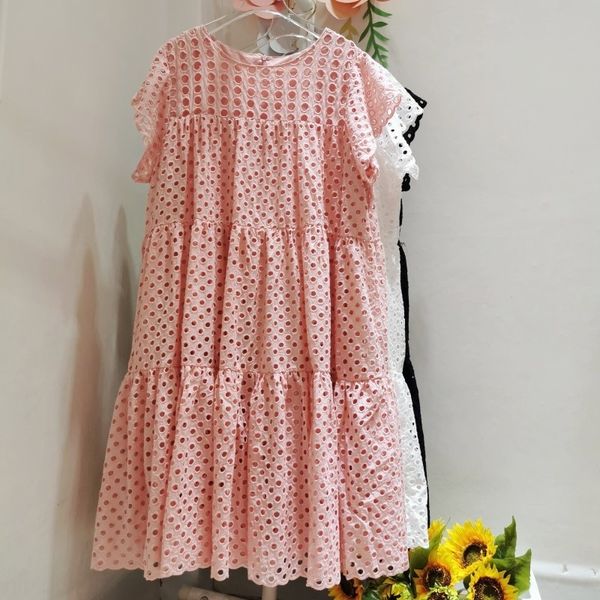 2020 summer new medium length cotton embroidery hollow lace dressembroidered dress pink round neck loose baby dress fby8v, Black;gray
2020 summer new medium length cotton embroidery hollow lace dressembroidered dress pink round neck loose baby dress fby8v, Black;gray