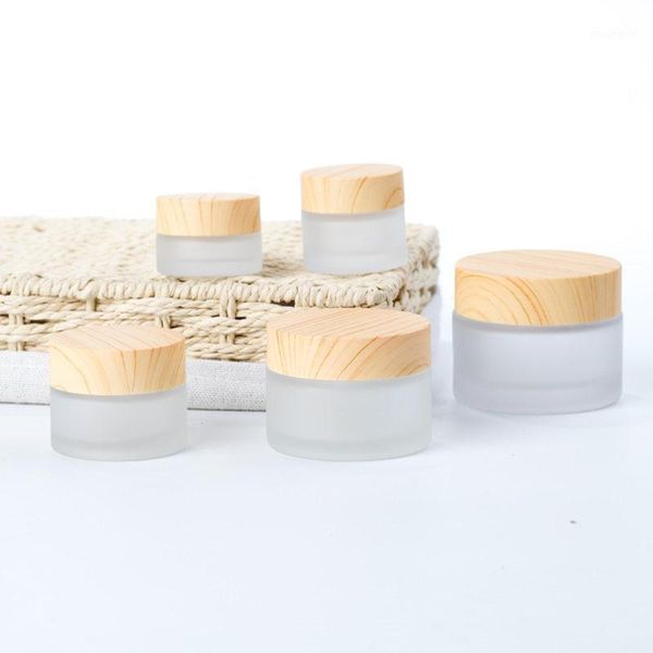 5/10/15/30/50g frost glass jar cosmetic cream sub bottle glass packaging bottles with wooden cap f11001
5/10/15/30/50g frost glass jar cosmetic cream sub bottle glass packaging bottles with wooden cap f11001