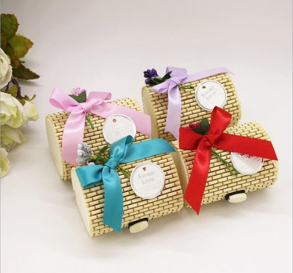 12pcs european style shape bamboo wedding favors candy boxes party gift box with tags + flowers
12pcs european style shape bamboo wedding favors candy boxes party gift box with tags + flowers