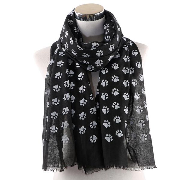 scarves olome women cartoon dog footsteps printing scarf cat and shawls viscose pet lovers shawl female ladies, Blue;gray
scarves olome women cartoon dog footsteps printing scarf cat and shawls viscose pet lovers shawl female ladies, Blue;gray