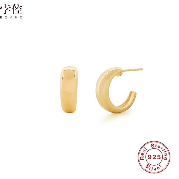 BOAKO 925 Sterling Silver Earrings For Women Fine Jewelry Gold Piercing Stud Earring Bijoux Girl Party Pendientes Korean Aretes, Golden;silver
BOAKO 925 Sterling Silver Earrings For Women Fine Jewelry Gold Piercing Stud Earring Bijoux Girl Party Pendientes Korean Aretes, Golden;silver