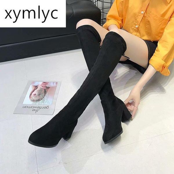 2020 autumn winter ladies long thigh high boots slim fit suede over the knee boots women shoes mujer thigh high, Black
2020 autumn winter ladies long thigh high boots slim fit suede over the knee boots women shoes mujer thigh high, Black