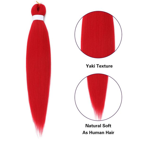 costume accessories 8 bundles red blonde braiding hair pre stretched synthetic braids extension for white women yaki straight ez box braid, Silver
costume accessories 8 bundles red blonde braiding hair pre stretched synthetic braids extension for white women yaki straight ez box braid, Silver