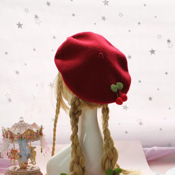 berets fashion women cute beret cherry soild color windproof hat casual club versatile beanies girl wholesale, Blue;gray
berets fashion women cute beret cherry soild color windproof hat casual club versatile beanies girl wholesale, Blue;gray