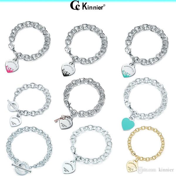 оригинал женщина роскошь ювелирные изделия real 925 silver love heart pendant браслет sterling с первоначально коробкой подарка венчания цеп, Black
оригинал женщина роскошь ювелирные изделия real 925 silver love heart pendant браслет sterling с первоначально коробкой подарка венчания цеп, Black