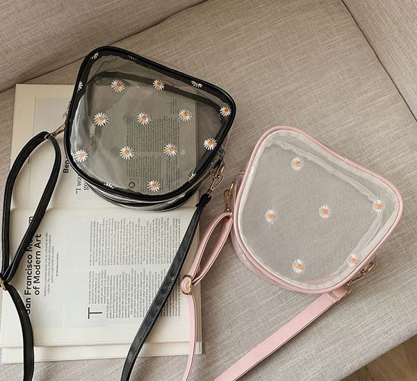 dhl50pcs messenger bags women pvc jelly transparent chrysanthemum prints large capacity crossbody bag mix color
dhl50pcs messenger bags women pvc jelly transparent chrysanthemum prints large capacity crossbody bag mix color