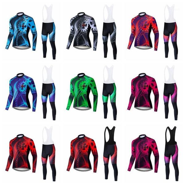 mens cycling jersey set long sleeve team black bib pants ropa ciclismo bicycle clothing mtb bike jersey uniform clothes gear1, Black;blue
mens cycling jersey set long sleeve team black bib pants ropa ciclismo bicycle clothing mtb bike jersey uniform clothes gear1, Black;blue