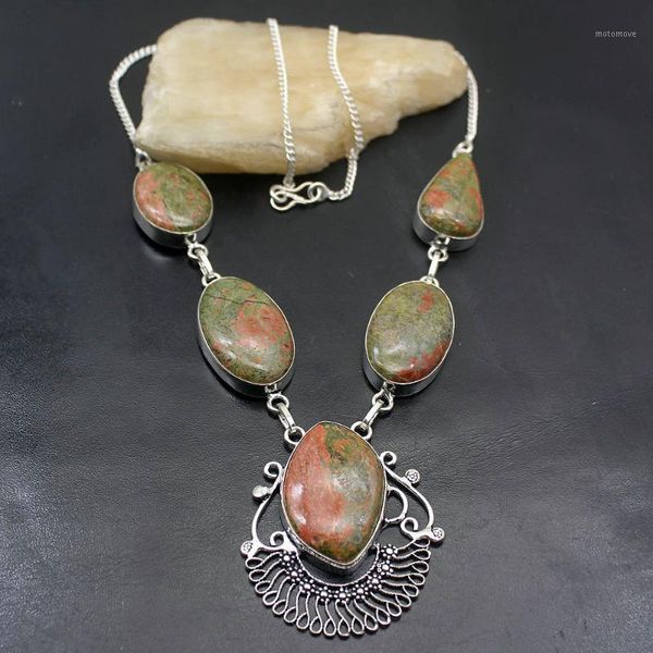 chains hermosa fashion jewelry natural greenunakite silver color chain necklace 20 inch a358 1
chains hermosa fashion jewelry natural greenunakite silver color chain necklace 20 inch a358 1