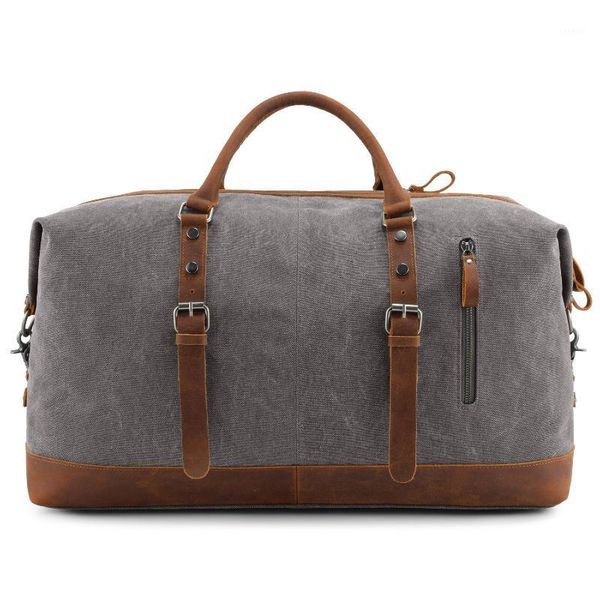 autumn and winter 2020 new bag leather canvas travel bag luggage messenger multifunctional travel mad horse skin canvas1
autumn and winter 2020 new bag leather canvas travel bag luggage messenger multifunctional travel mad horse skin canvas1
