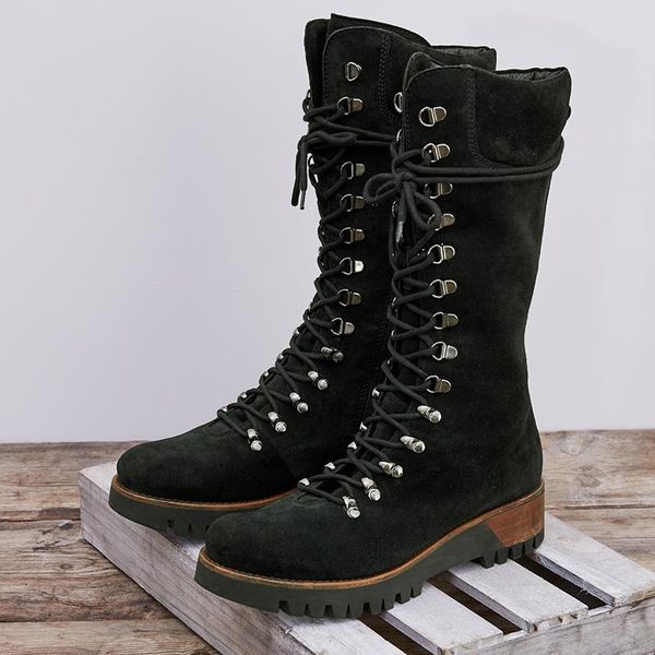 boots women vintage winter warm lace up black brown mid calf leather high heels platform shoes vt1564
boots women vintage winter warm lace up black brown mid calf leather high heels platform shoes vt1564