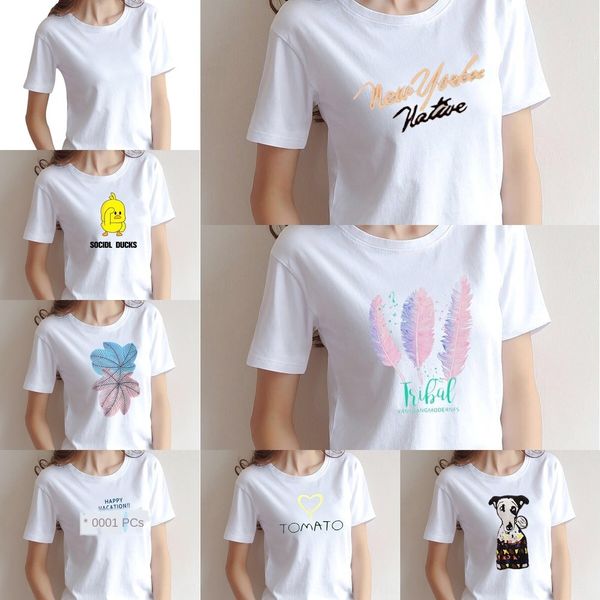 6602 short sleeve women's summer 2019 new print t-shirt versatile loose oversize t-shirt white duckling feather y6r8s
6602 short sleeve women's summer 2019 new print t-shirt versatile loose oversize t-shirt white duckling feather y6r8s