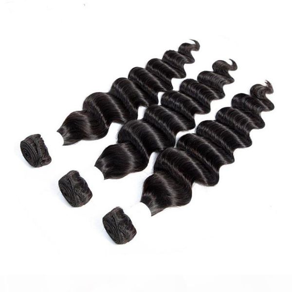 9a korea loose wave human hair bundles unprocessed virgin hair extensions weaves 3pcs lot natural color, Black
9a korea loose wave human hair bundles unprocessed virgin hair extensions weaves 3pcs lot natural color, Black