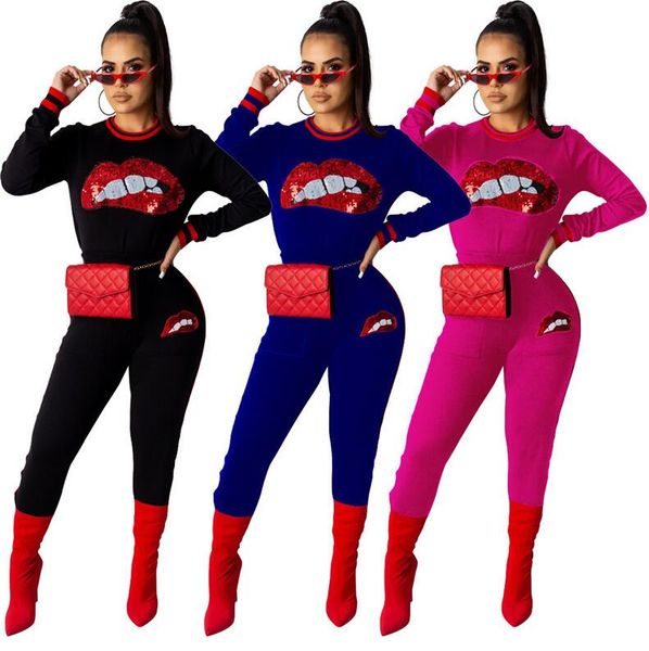 женщины губы tracksuit дизайнер футболки толстовки legging брюки outfit с длинным рукавом пуловер топы брюки костюм из двух частей одежды cz, White
женщины губы tracksuit дизайнер футболки толстовки legging брюки outfit с длинным рукавом пуловер топы брюки костюм из двух частей одежды cz, White