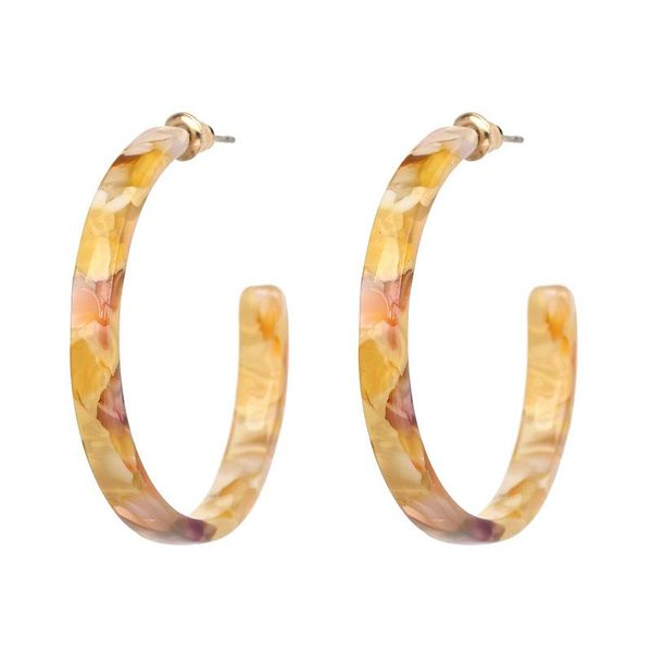 hoop & huggie round c-shaped earrings fashion bohemia acrylic plate exquisite for women, Golden;silver
hoop & huggie round c-shaped earrings fashion bohemia acrylic plate exquisite for women, Golden;silver